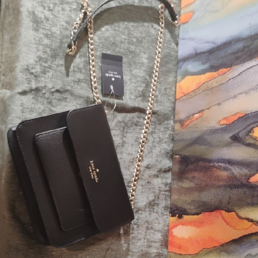 Kate Spade Black Crossbody Bag with Sleek Design